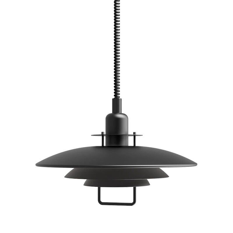 Primus II Ø43 taklampa med hiss mattsvart