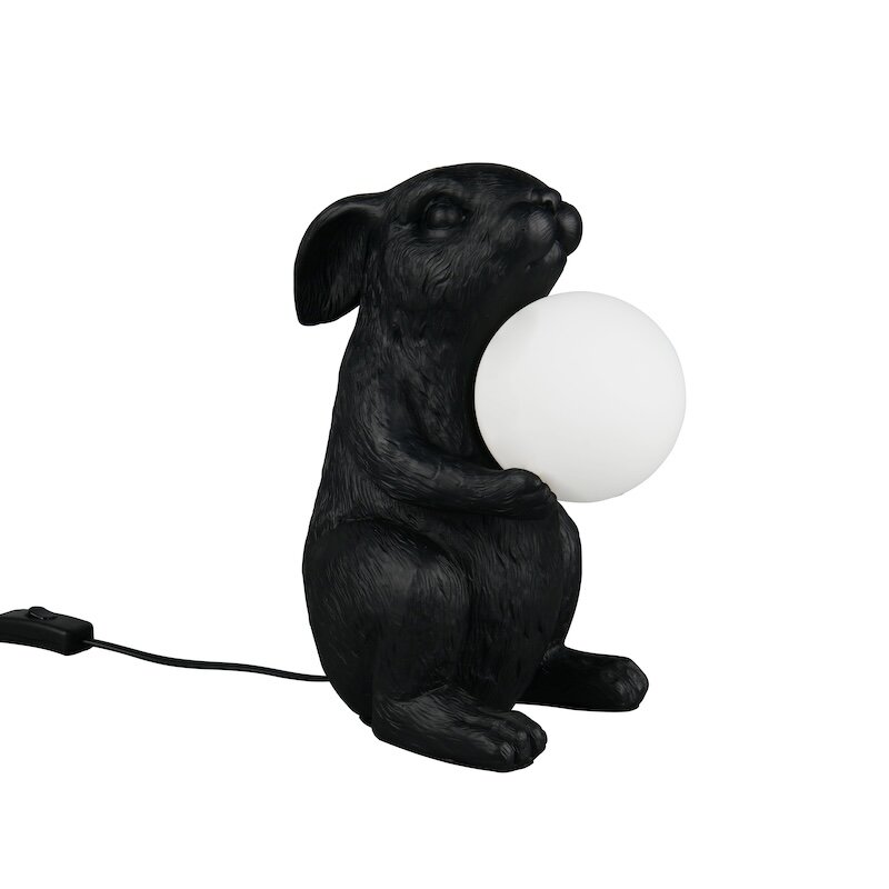 Rabbit bordslampa svart