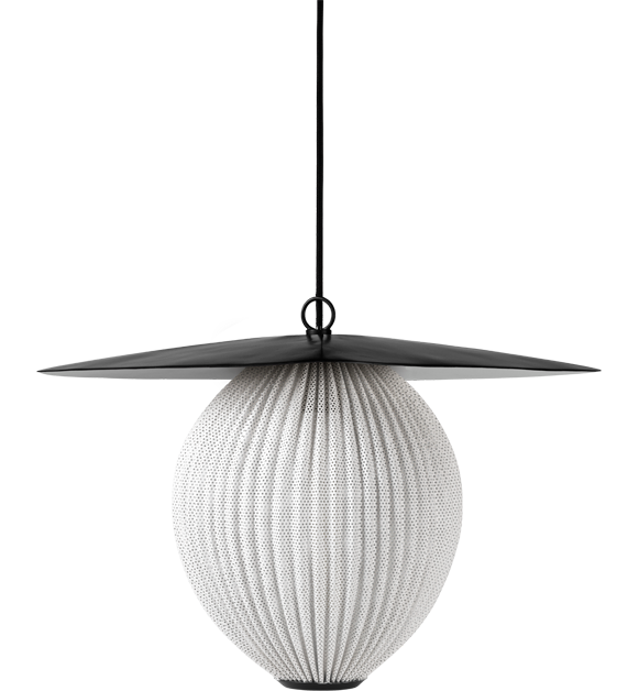 Satellite Large taklampa cream White