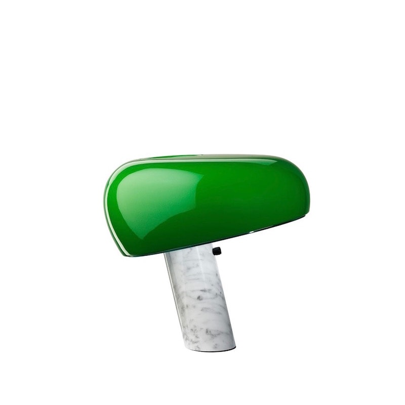 Snoopy bordslampa grön