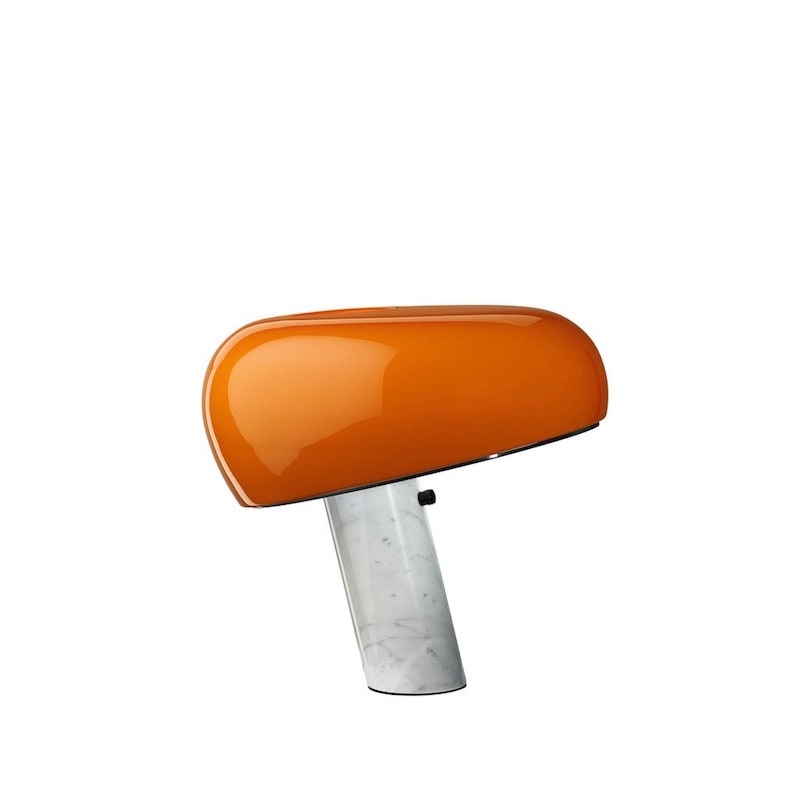Snoopy bordslampa orange