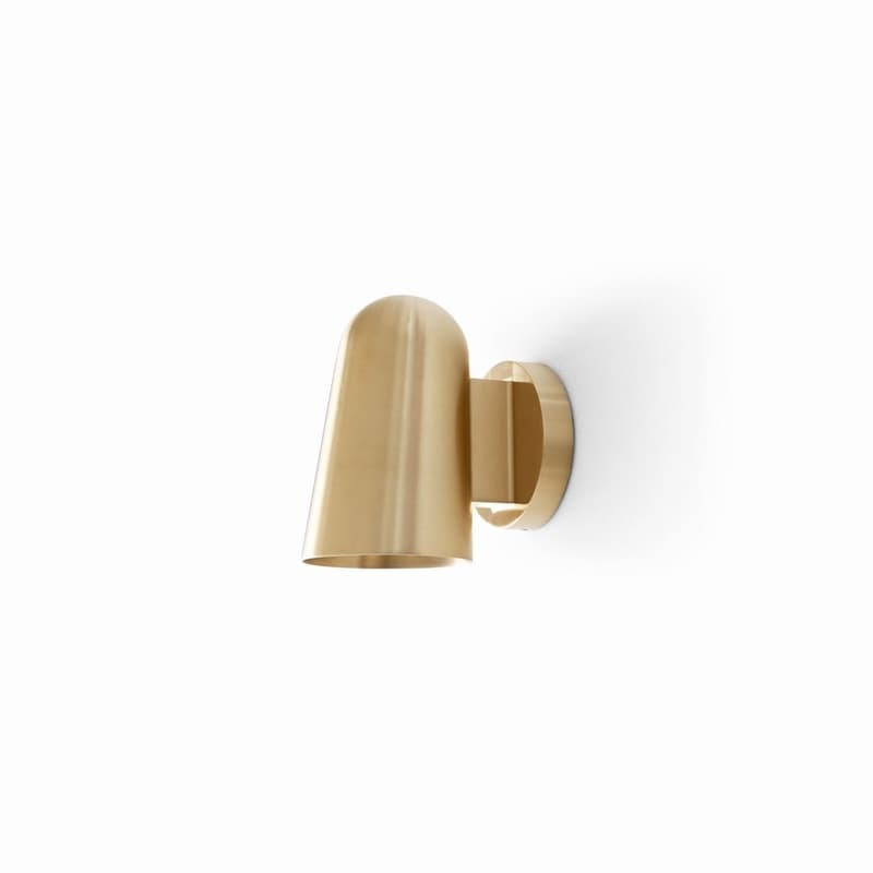 Solid SC105 vägglampa IP44 brass