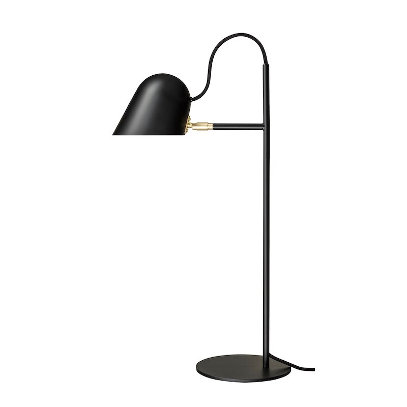 Streck bordslampa svart