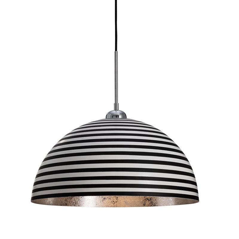 Stripe taklampa svart/vit