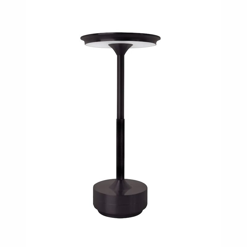 Svampen bordslampa svart