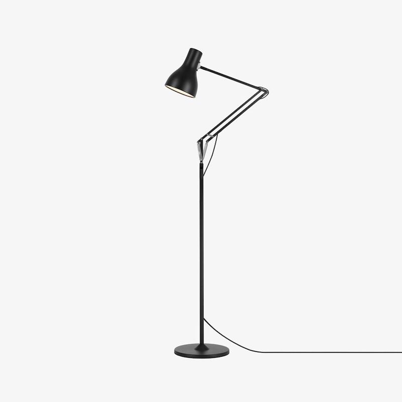 Type 75 golvlampa Jet Black 