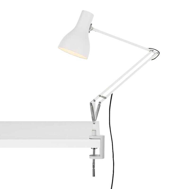 Type 75 klämlampa Alpine White