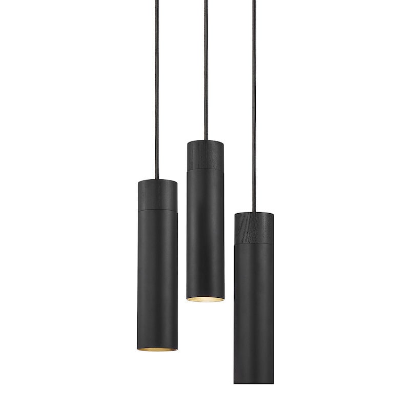 Tilo 3-Spot taklampa svart