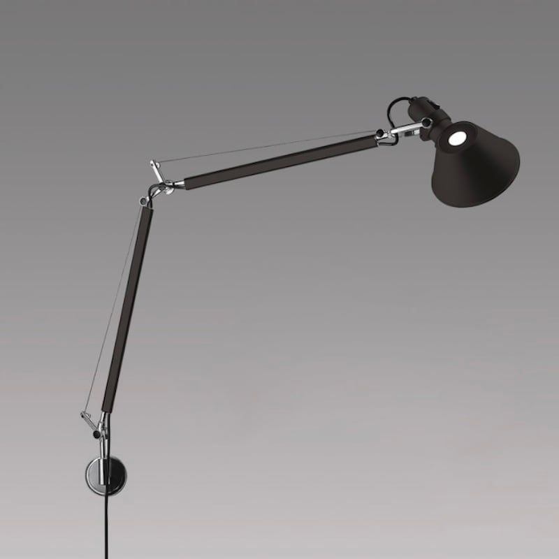 Tolomeo mini vägglampa svart