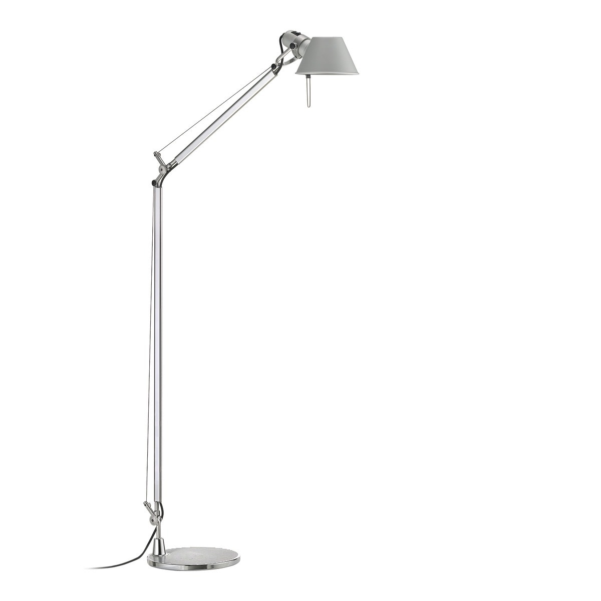 Tolomeo reading golvlampa aluminium