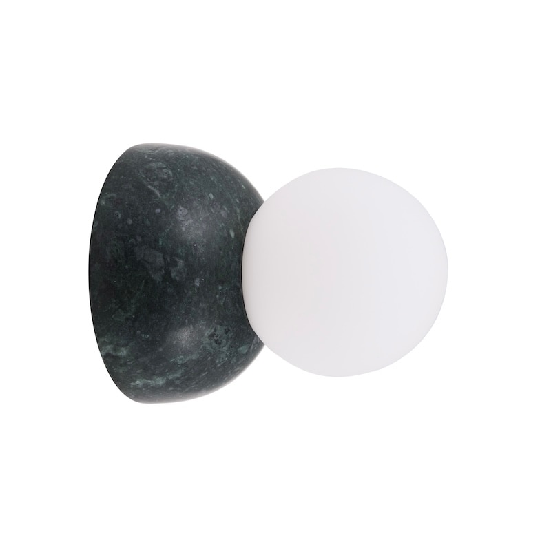Torrano 13 IP44 vägglampa/plafond mörkgrön marmor