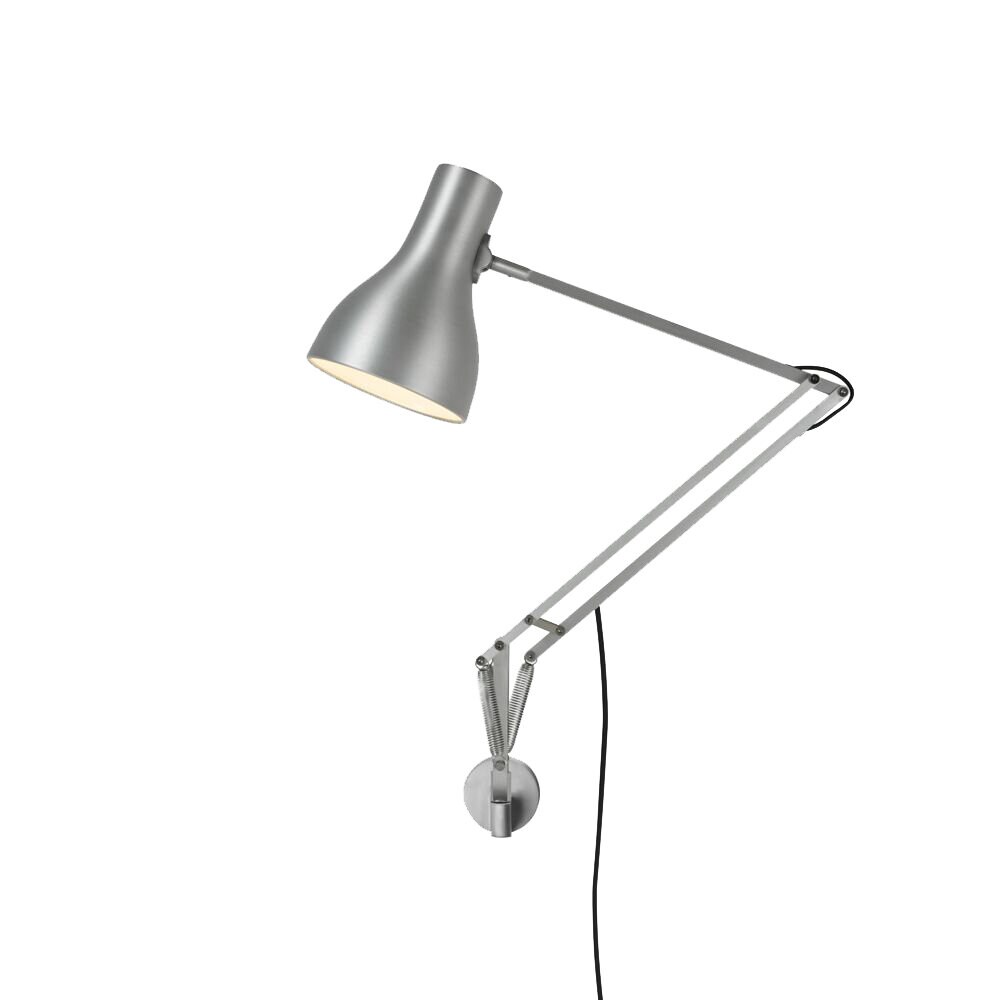 Type 75 vägglampa Silver Lustre 