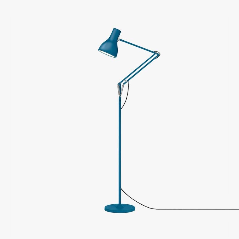 Type 75 golvlampa Anglepoise + Margaret Howell Saxon Blue