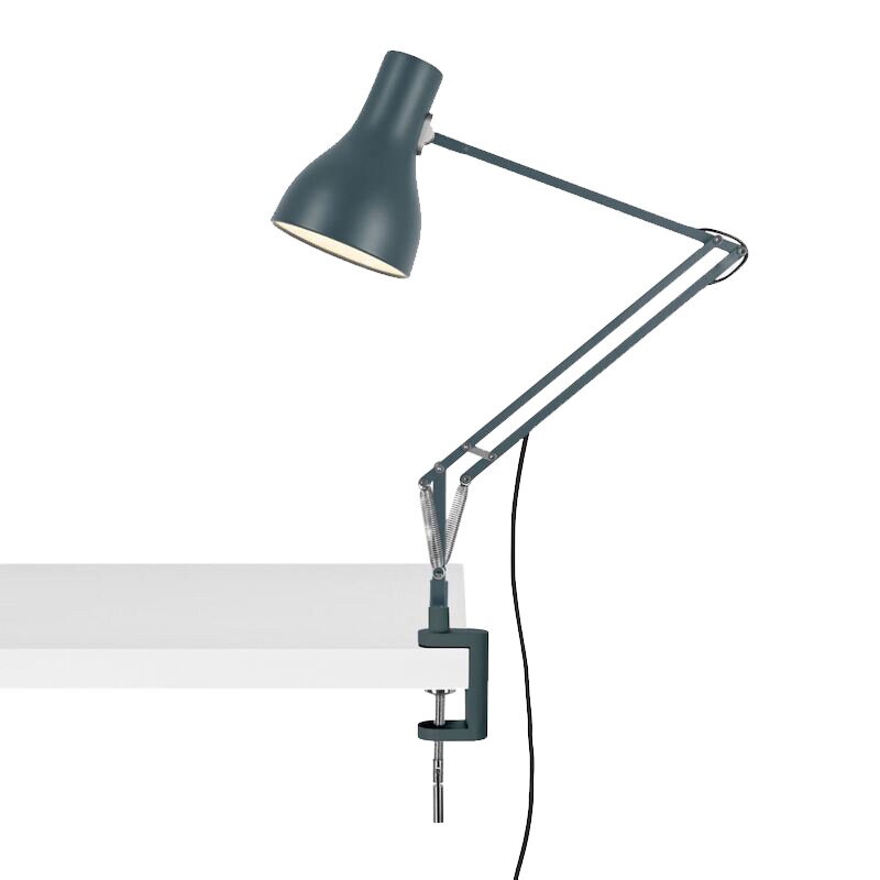 Type 75 klämlampa Slate Grey