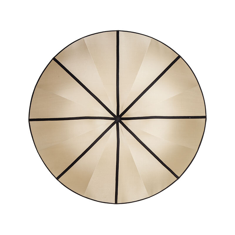 Indochina Half UFO for the wall lampskärm kit/black ribbon