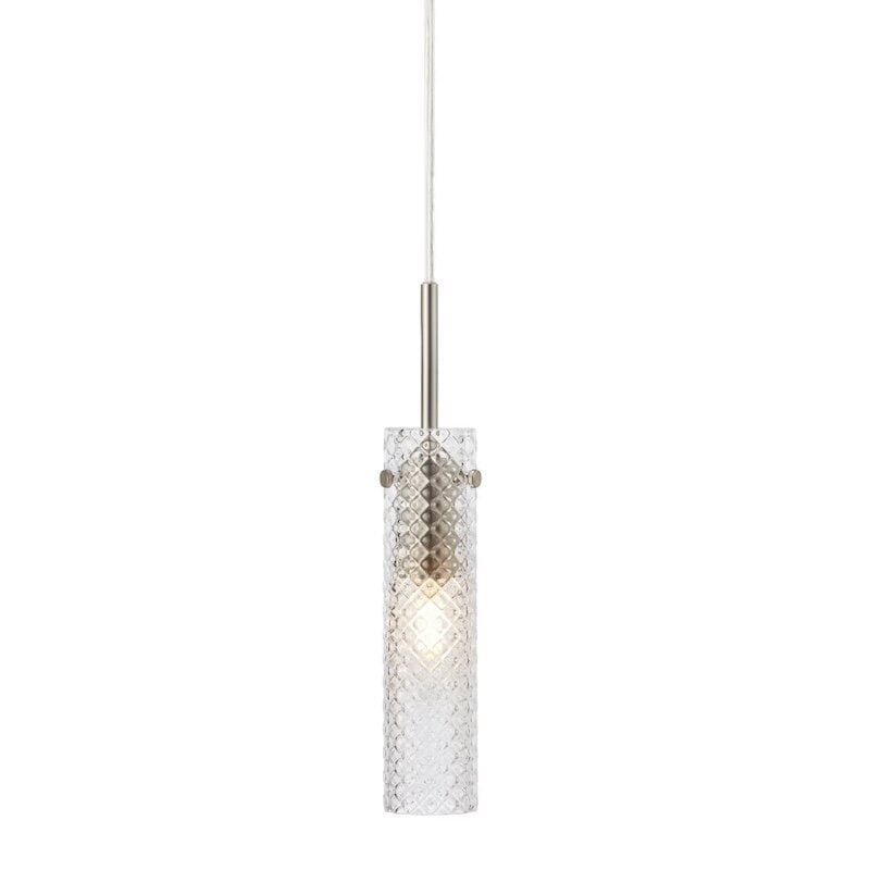 Vibia taklampa satin nickel/klar