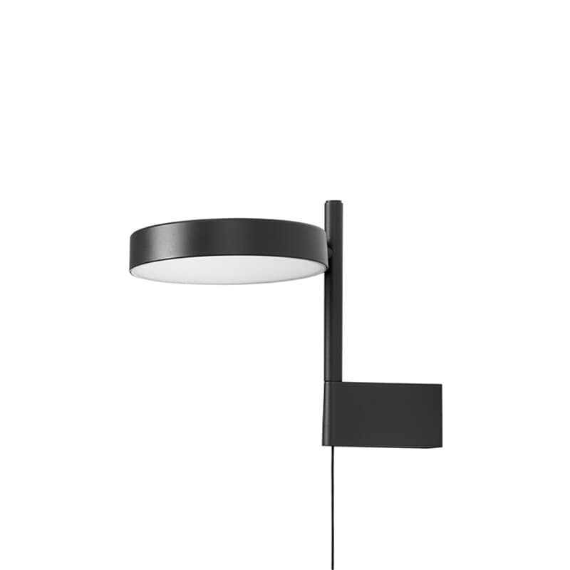 Pastille alu br1 short w242 vägglampa Jet black