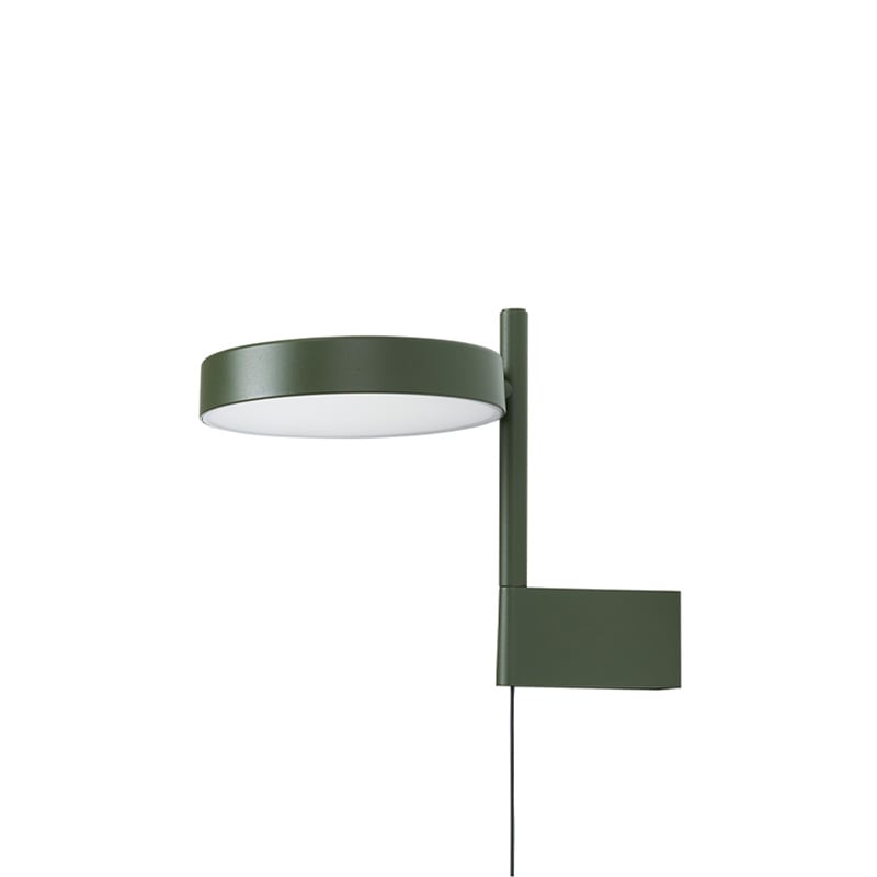 Pastille alu br1 short w242 vägglampa Olive green