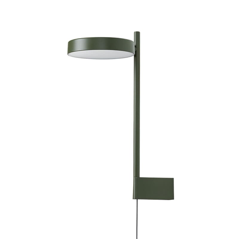 Pastille alu br2 long w242 vägglampa Olive green