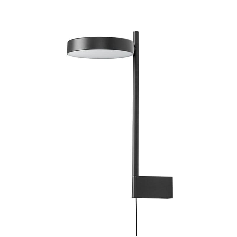 Pastille alu br2 long w242 vägglampa Jet black
