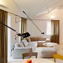 265 Vägglampa svart FLOS Norrmalms Elektriska PAOLO RIZZATTO. FLOS 265 ljus i svart. Belysning & Lampor